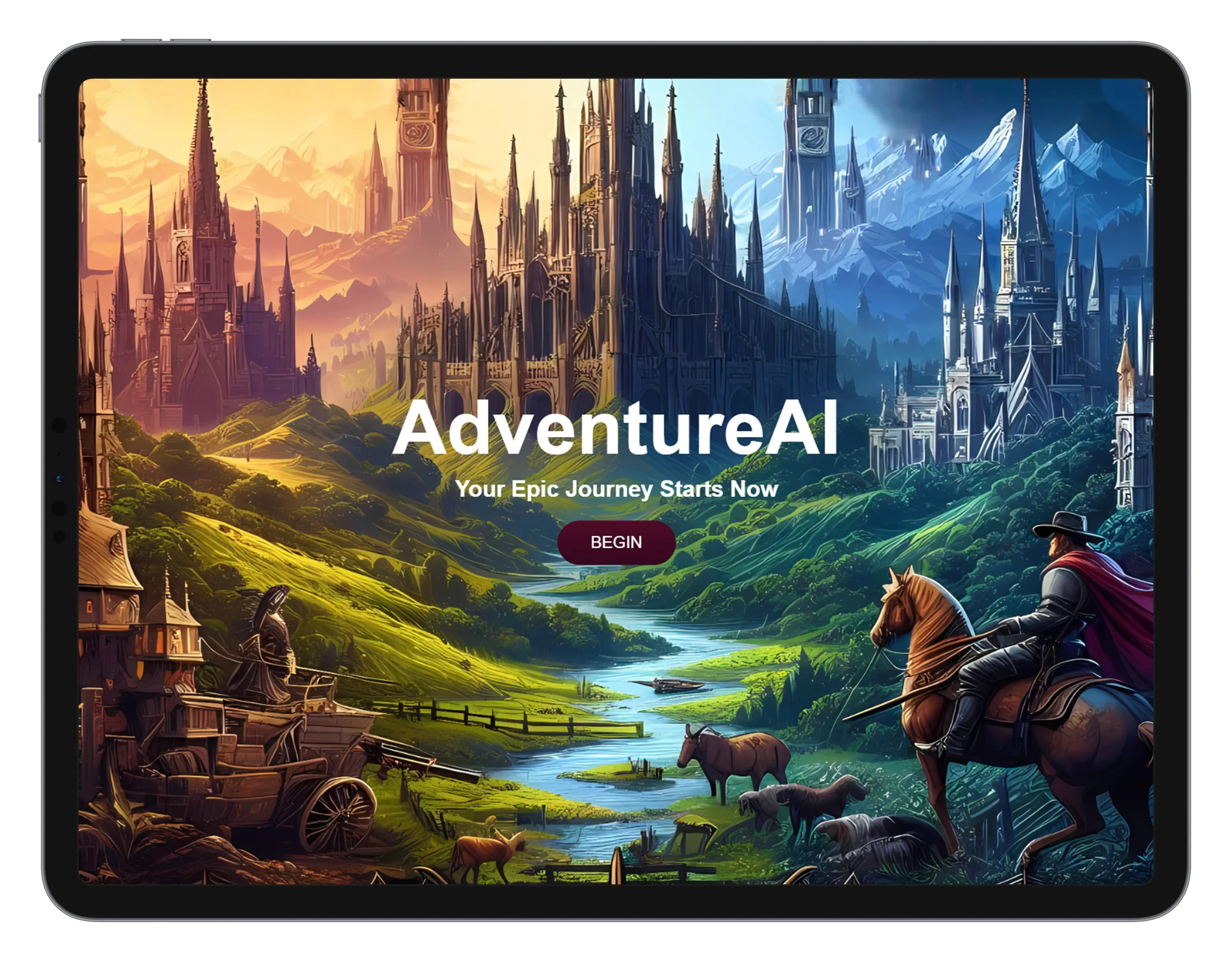 AdventureAI on desktop device