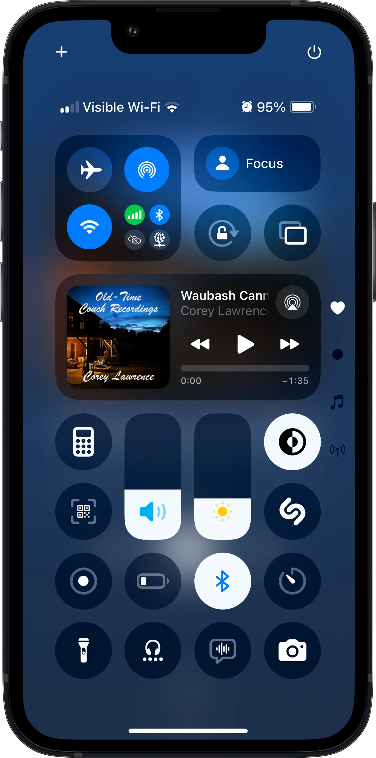 Personal Music Player
            Control Center Example